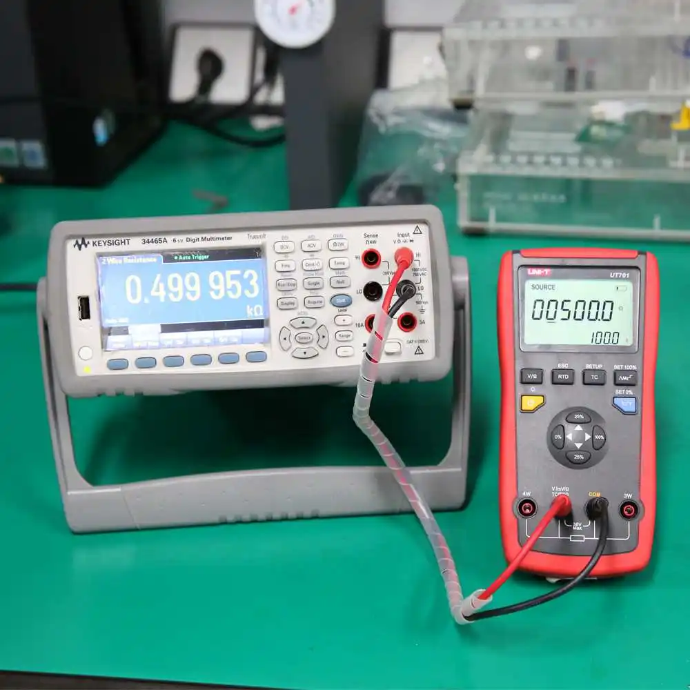 UNI-T Temperature Calibrator UT701 Thermocouple Calibrator Type J/K/T/E/R/S/B/N/Wre RTDs C mV Resistance