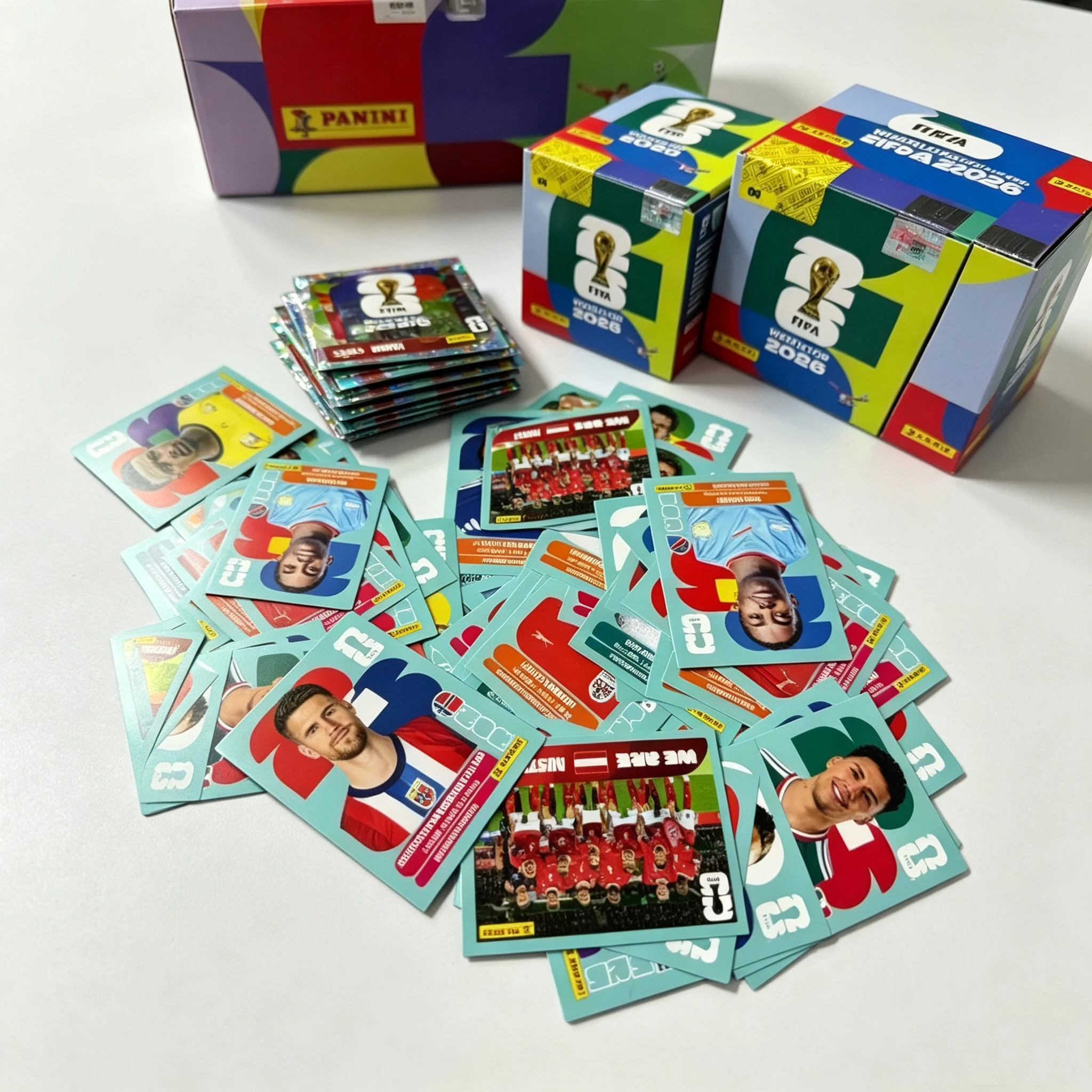 NEW 2026 Panini Official FIFA World, Cup Soccer Card Sticker Pack & Album Limited Edition Collection Soccer Memorabilia Set Gift