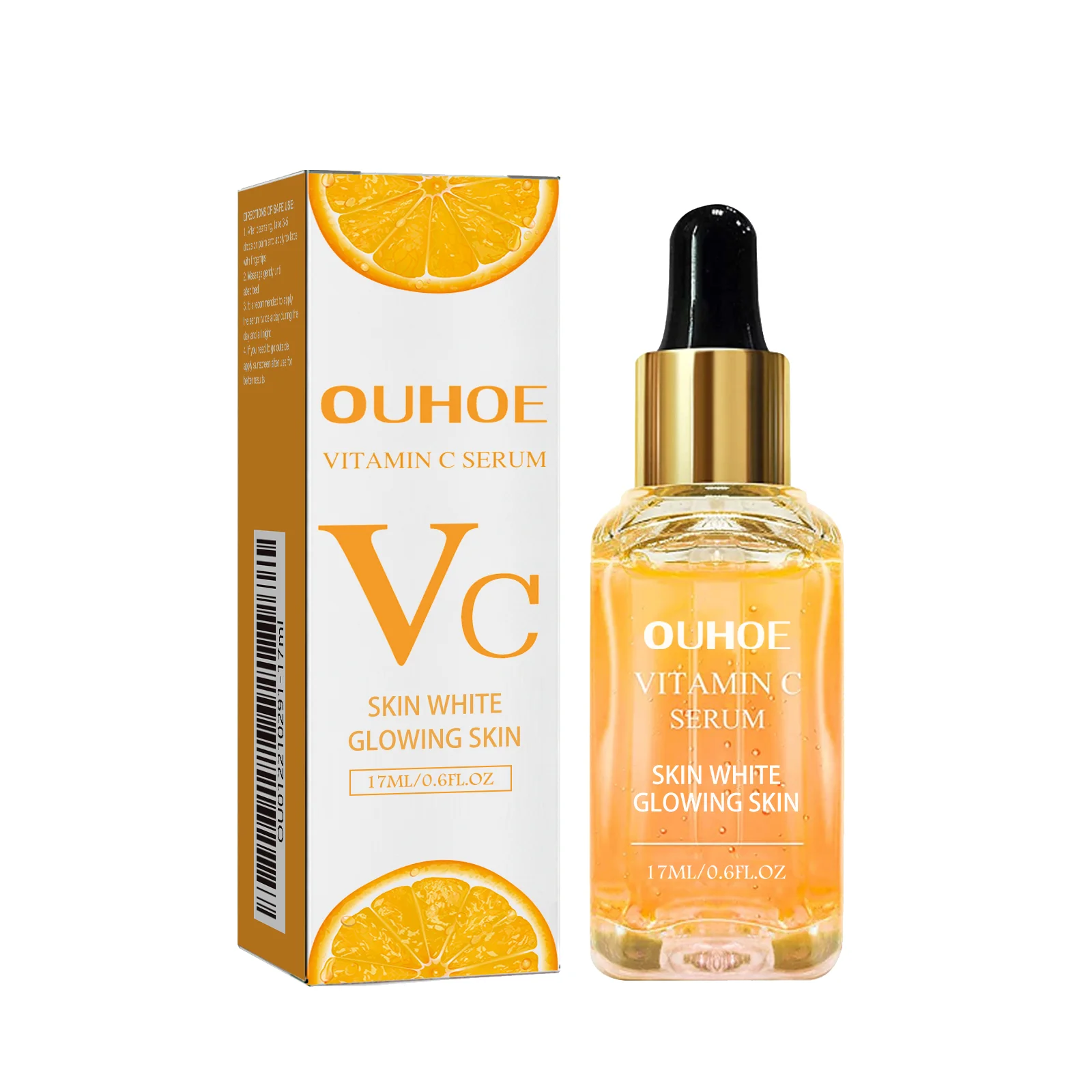 OUHOE Vitamin C Serum Brightening Deep Moisturizing Anti Aging Wrinkle Firming Facial Essence For Daily Skin Care Day Night Use
