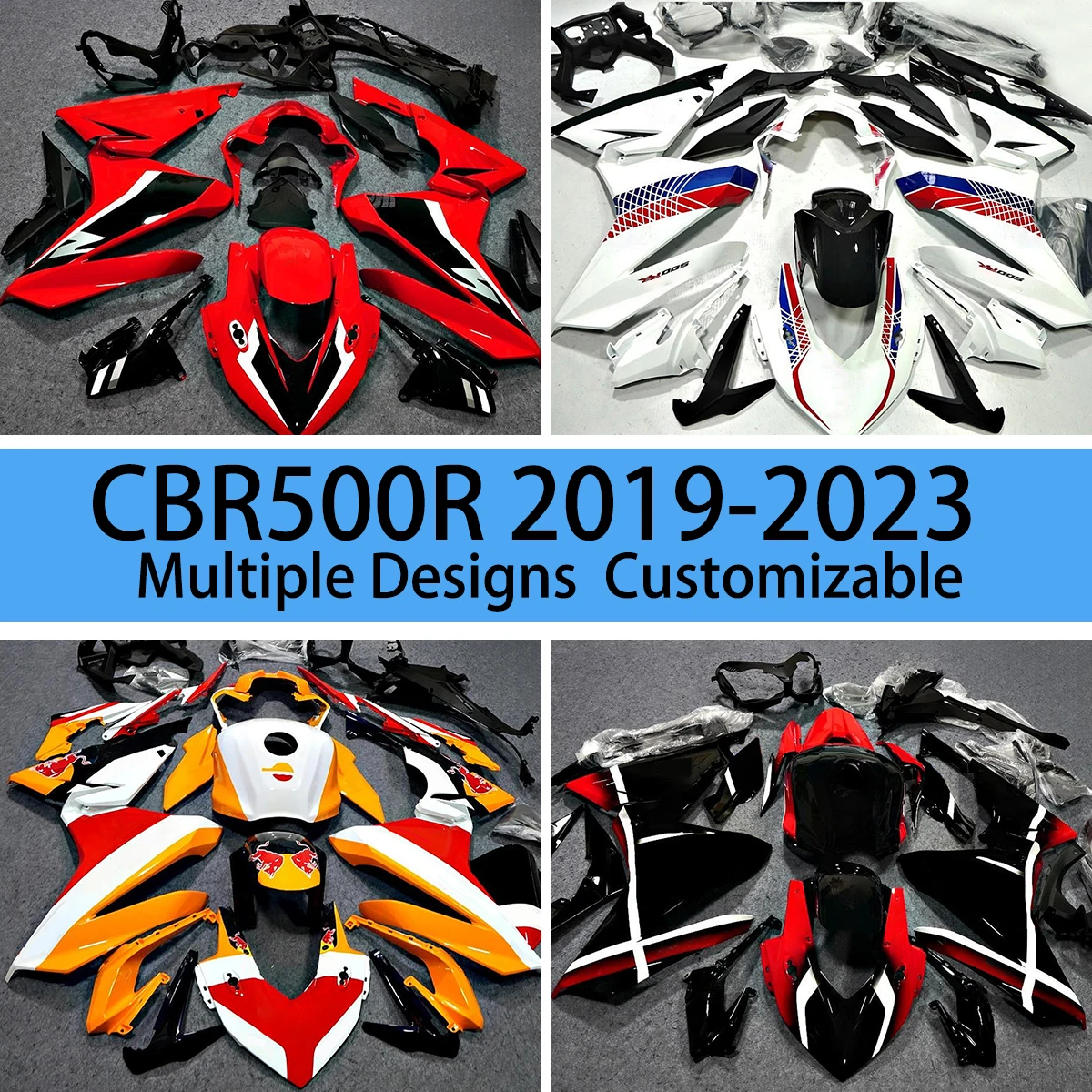 For HONDA CBR500R 2019 2020 2021 2022 2023 Injection Fairings 2007 2008 2009 2010 2011 Motorcycle Fairing Kit