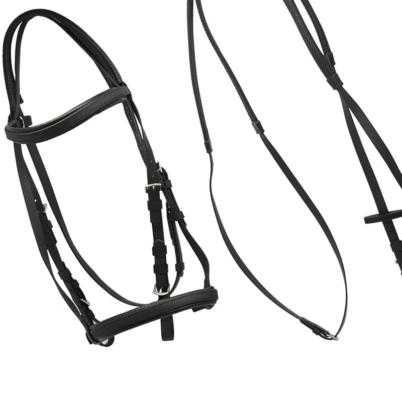 Großhandel heiß verkaufen Pferde produkte Single Noseband Set wasserdichte PVC bunte Pferde zügel für Reiten Rennen