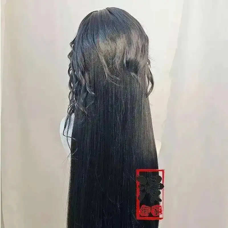 Stylized The Scum Villain’s Self Luo Binghe Customized Unisex Shen Qingqiu Women Anime Halloween Costume Wig Chinese Fan Wig+cap