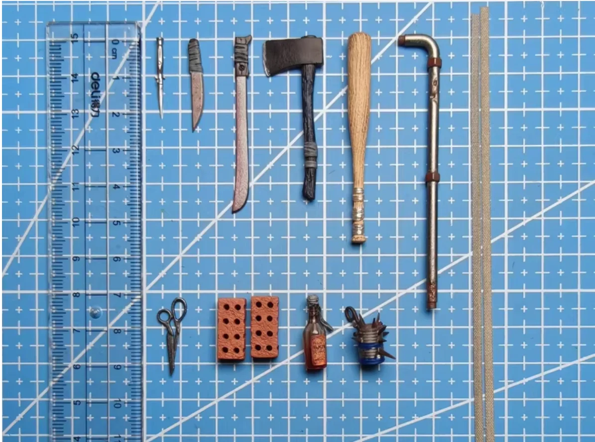 LIMTOYS 1/12 Soldier Scene Accessories Iron Pipe Stick Model Toy Fit 6'' Action Figure Body In Stock