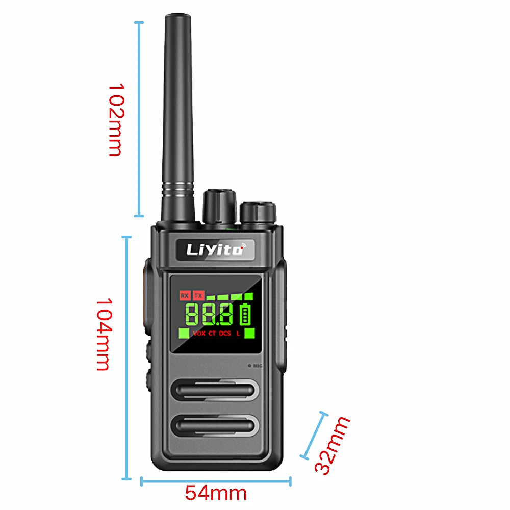 5W トランシーバー 2 個 韓国 オーストラリア 一般使用周波数 双方向ラジオ ハンズフリー 懐中電灯付き レストラン ホテル用