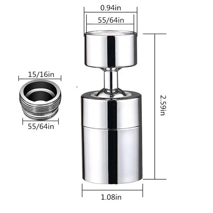 360 Degree Swivel Sink Faucet Aerator Kitchen Faucet Splash Head Replacement Part Grifo De Cocina
