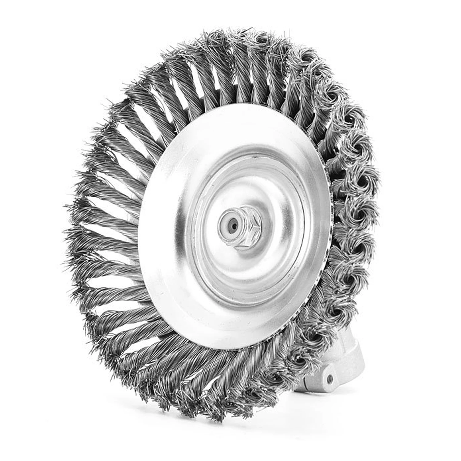 

6/8 Inch Steel Wire Wheel Garden Grass Remover Weed Grass Trimmer Head Derusting Weeding Wheel Brush Cutter Tools For Lawn Mover