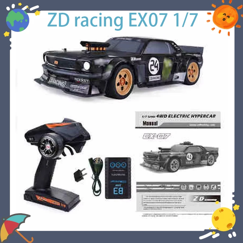 

Zd Racing Ex07 масштаб 1/7 моделирование суперкар Flat Run раллийный пульт дистанционного управления электромобиль 6S бесщеточный подходит для игрушек для мальчиков