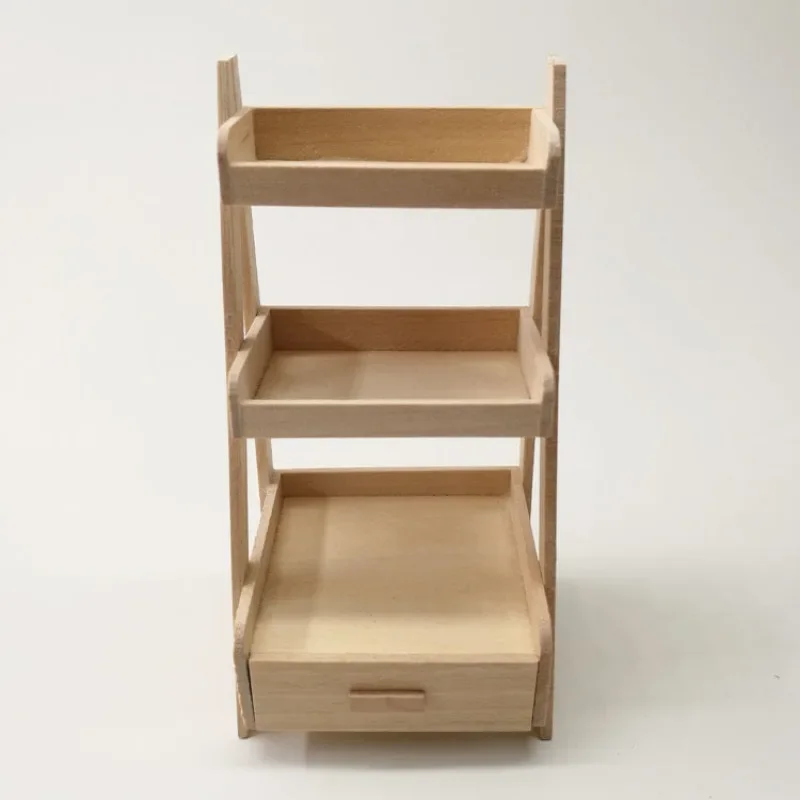 1Pcs Mini Wooden Tables Dollhouse DIY Decoration Mini Scene Table and Chair Model Table Furniture Toys Doll House Tables 1/12