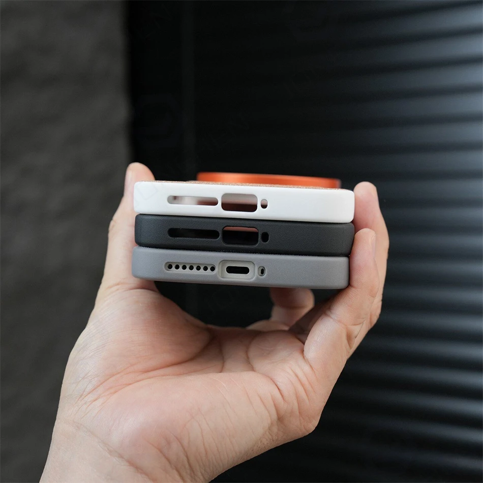 Magnetyczne etui do Xiaomi Mi 17 Pro Max 14 15 Ultra Mi17 5G, luksusowa tekstura tkaniny, odporne na wstrząsy, ze stopową osłoną obiektywu, kompatybilne z ładowaniem Magsafe. — zdjęcie produktu 6