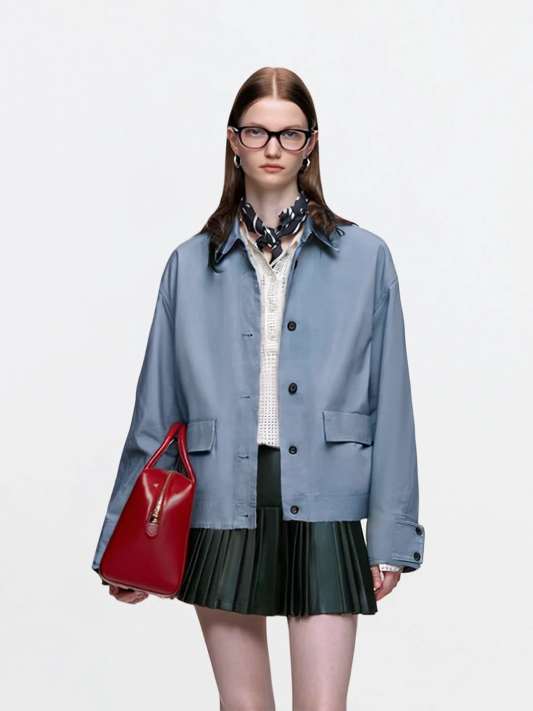 

Пальто AHMI Dimal свободного кроя в винтажном рабочем стиле с отложным воротником, верхняя одежда для осени и зимы