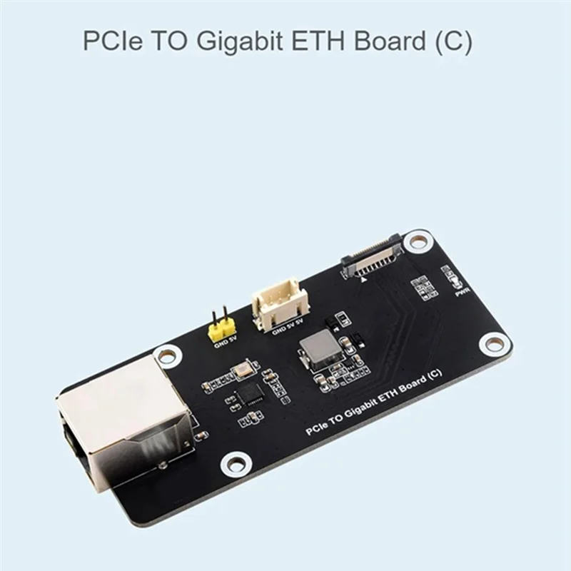 لراسبيري Pi 5 Pcie إلى جيجابت ETH لوح مهايئ يدعم Rpi OS خالية من السائق لـ Pcie إلى جيجابت ETH Board Easy Install-AA80