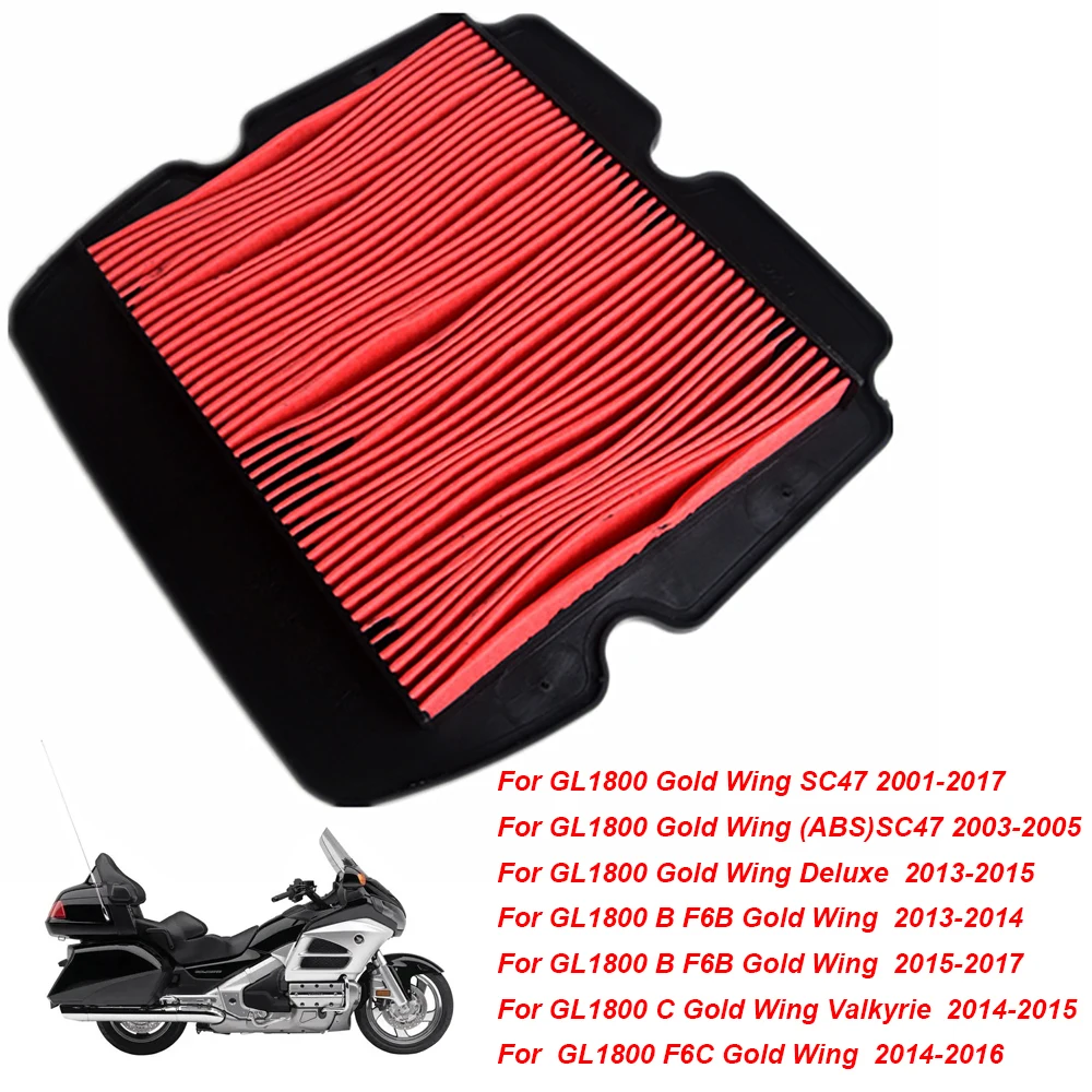 

For Honda GL1800 Gold Wing 2001-2017 F6B 2013-2017 Motorcycle Replacement Air Intake Filter Cleaner Motorbike Air Filter Element