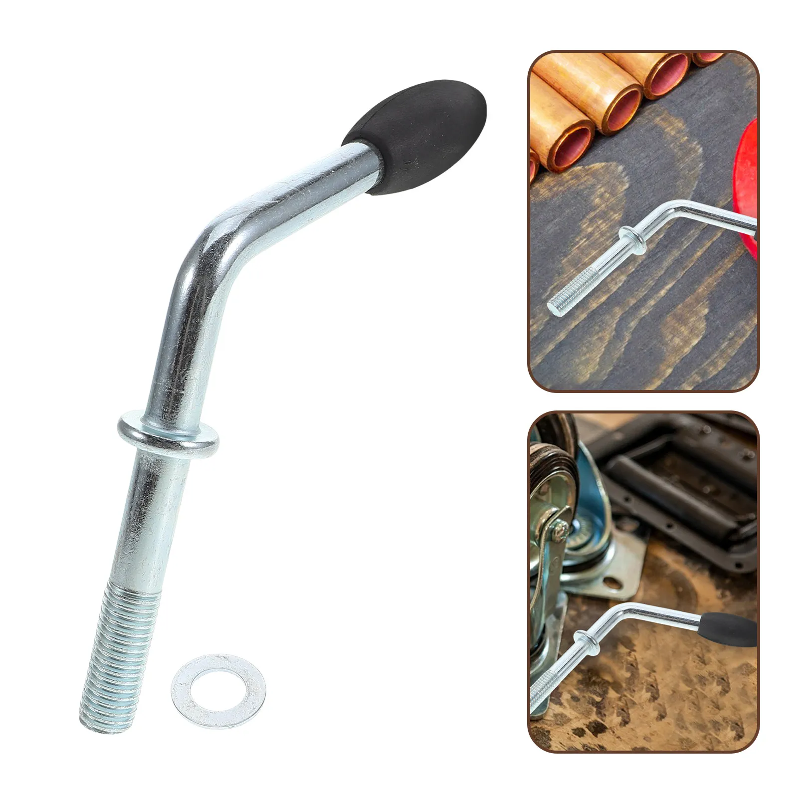

Heavy Duty Hand Crank Handle for Trailer Rv Portable Hitch Accessories Outdoor Camping Boating Jack Replacement Tool