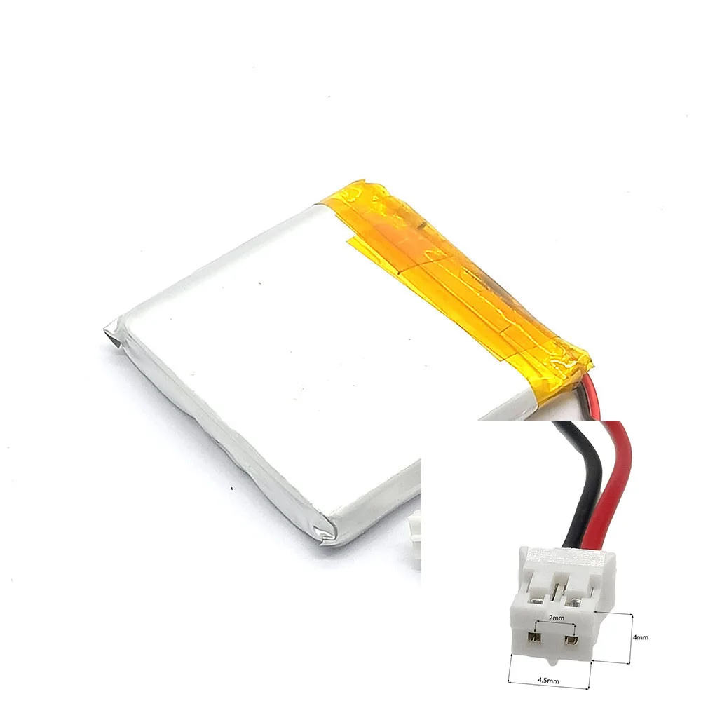 3.7V 1200Mah 654040 Li-Ion Li-Polymer Li Battery 2.0 JST 2Pin For MOBILE POWER SMART WATCH GPS POWER BANK CAMERA MP4 TABLET MP3