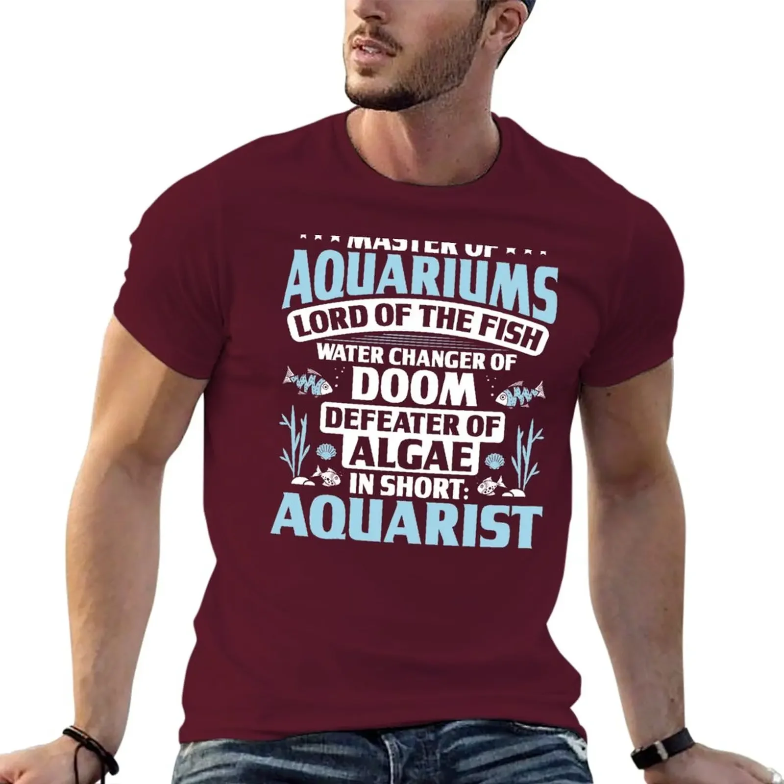 clothes Summer vintage New Aquarist Aquaristics Aquarium Hobbyist Fishkeeping T-Shirt  custom t shirt summer tops t shirts men