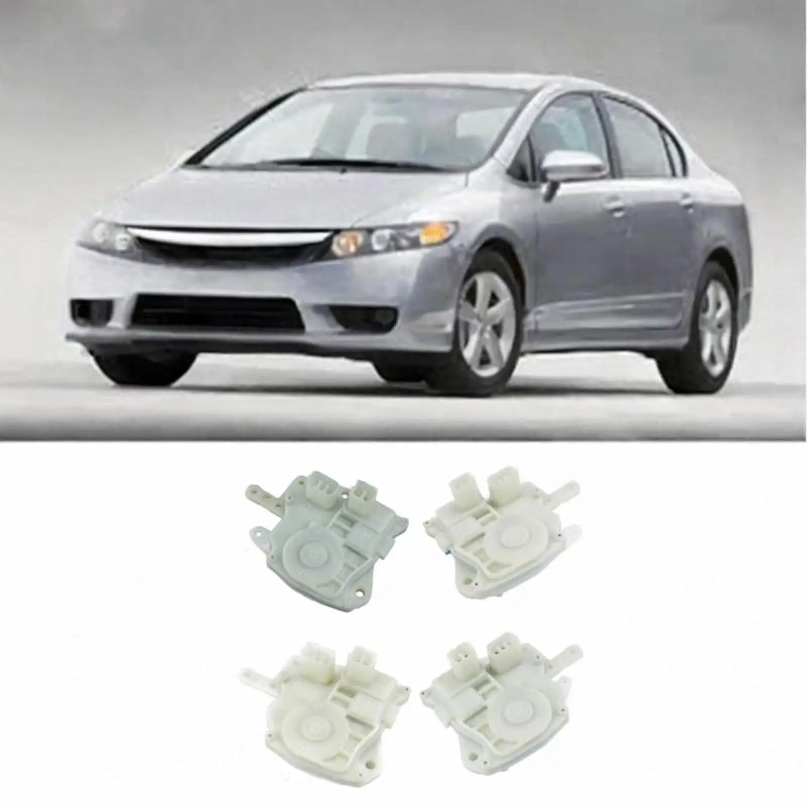 Door Latch Lock Actuator Premium ABS Material Auto Parts Replacement for Honda Civic CR-V Fit