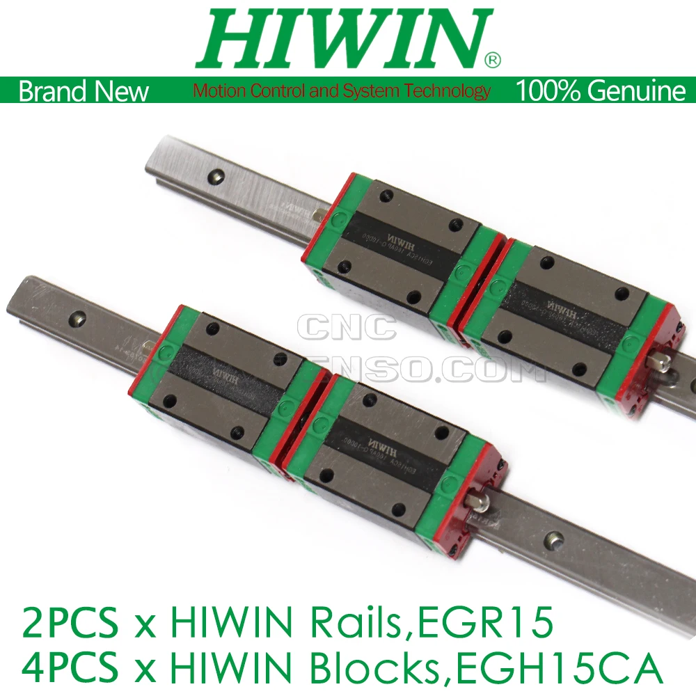 Original HIWIN EGR15 Linear Rail Guide 280 300 500 640 700 800 900 1000mm Railway EGH15CA Carriage Block ZA Preload New Router