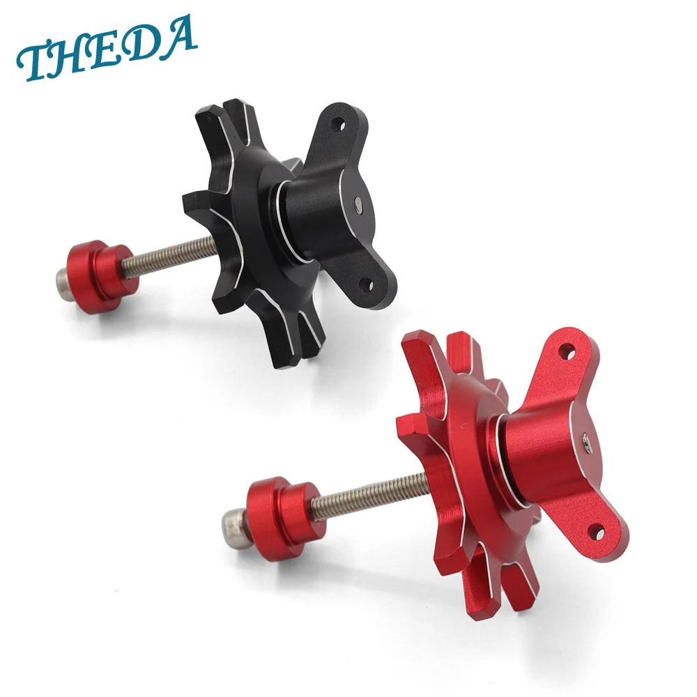 Metallic Black/Red Tire Assembly/Disassembly Aid Tool for 1/10 RC Crawler Car 1.9 2.2 Inch Beadlock Wheel Rim