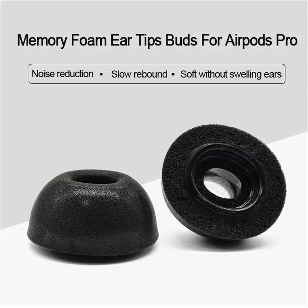 

Earphone Accessories Replacement sleeve Memory Foam Ear Tips Earbuds Cover Earplugs Cap For Apple Airpods Pro