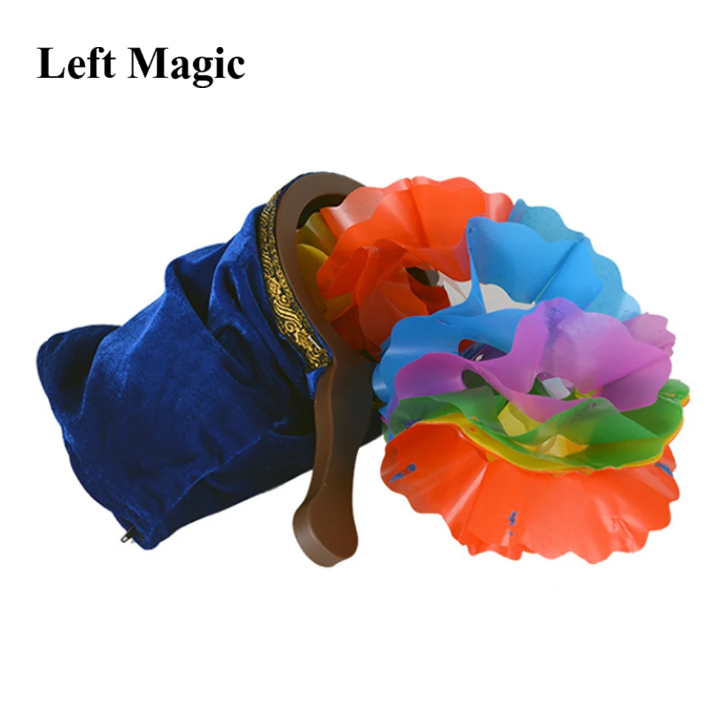 Funny Beginners Magical Props Sets Magic Change Bag Pull Flower Make Things Appear Disappear Trick Universal Bag Toys