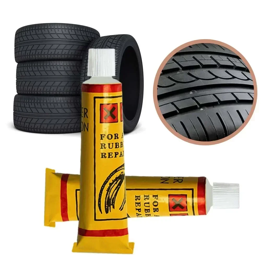 

5Pcs/bag Bicycle Repair Glue Bike Tire Repair Tools Bicycle Inner Tube Puncture Repair Cement Rubber Cold Patch Solution