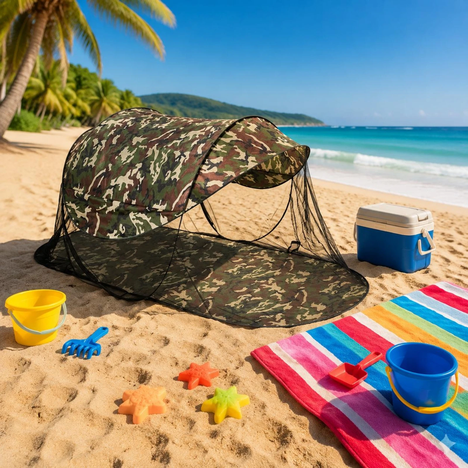 Folding Sun Shade Tent Foldable Instant Beach Shelter Portable Sun Shade UPF 50+ Outdoor Gear Privacy