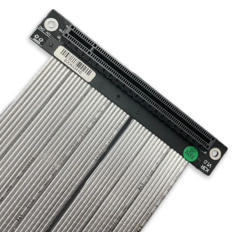 ADT PCIe X16 Extension Cable 256Gbps EMI Bendable Shielded for PCIe 4.0/5.0 Graphics Card Compatibility 16x