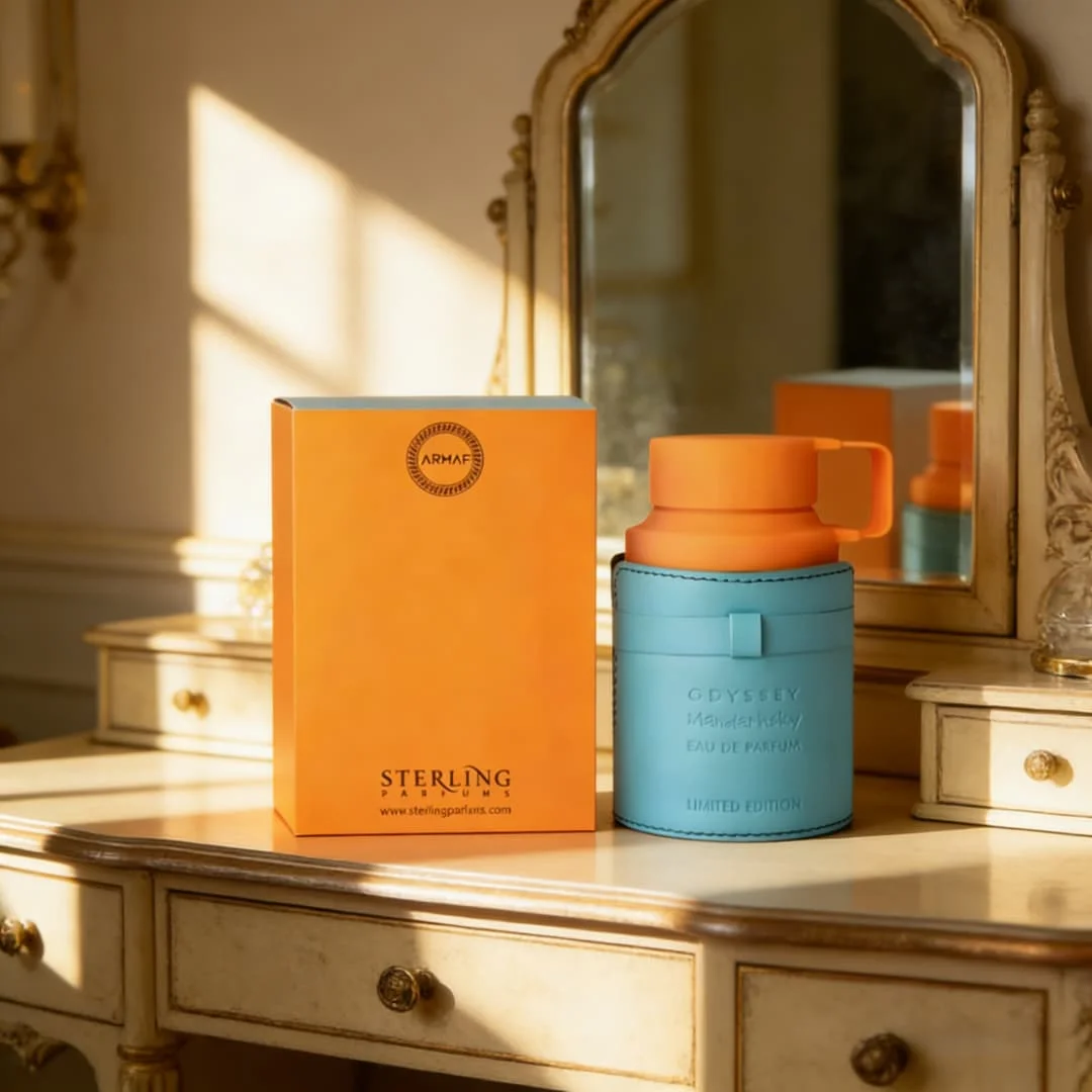 Perfume concentrado Armaf Odyssey Mandarin Sky 3.4oz 100ml, fragancia cítrica fresca, fragancia energética de edición limitada.