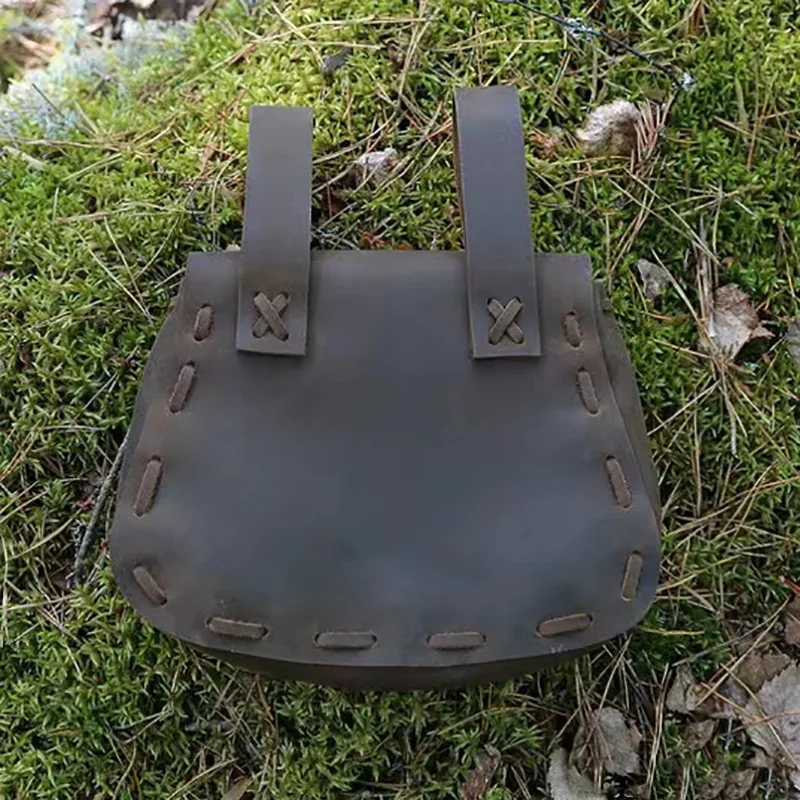 NEUE Punk Vintage Taille Tasche Medieval PU Leder Waistpack Anime Lolita Retro Satchel Telefon Brieftasche Party Halloween Cosplay Requisiten – Detail 3