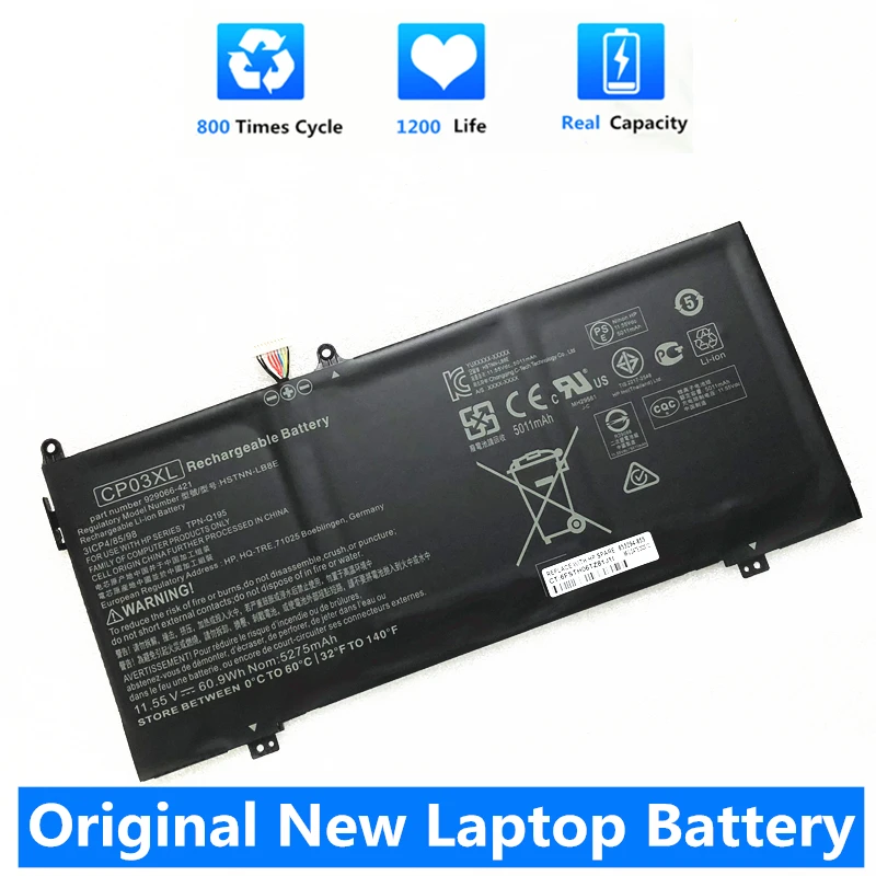 Atatattery 60h h Apaptop Tery Attery para Pecpecpecpecpectre X360 13-ae 13-ae088tu 13-ae502tu 13003060l 11.11.55 v ew ew ew ew ew ew ew 003l