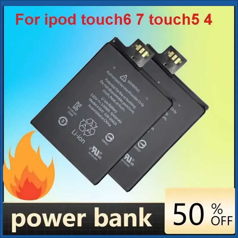 Phone Battery For ipod touch6 7 touch5 4 Replace Batteries for A1367 A1421 A1574 A2178