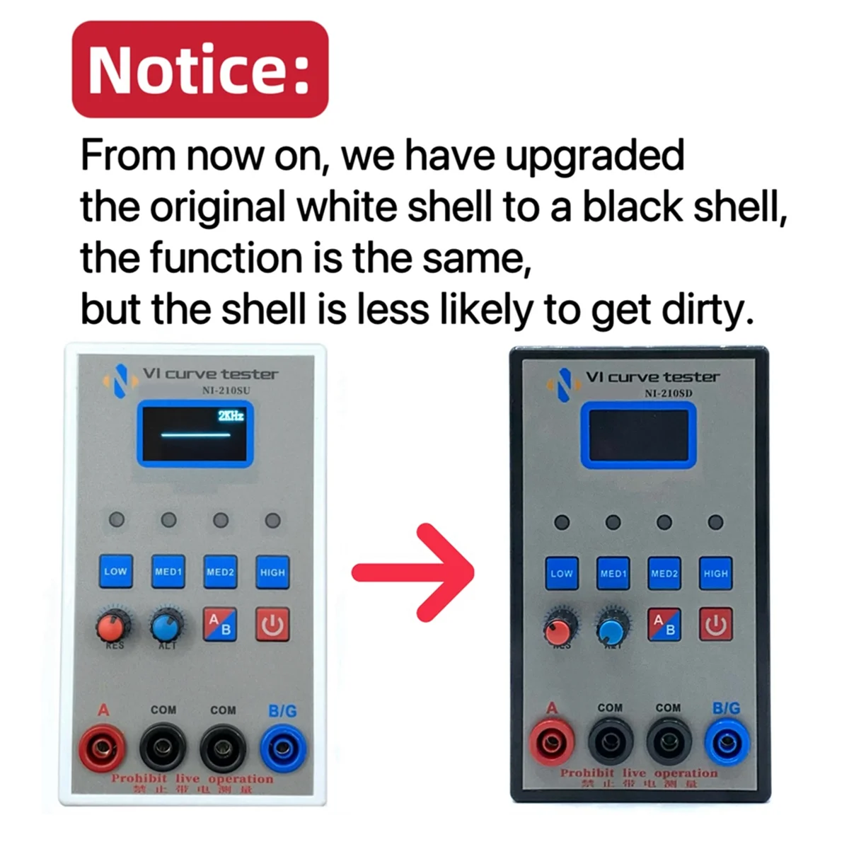 

ABRI_VI Curve Tester 1.3 Inch Display Dual Channel Automotive Diagnostic Inspection Tool for Circuit Board Test Repair