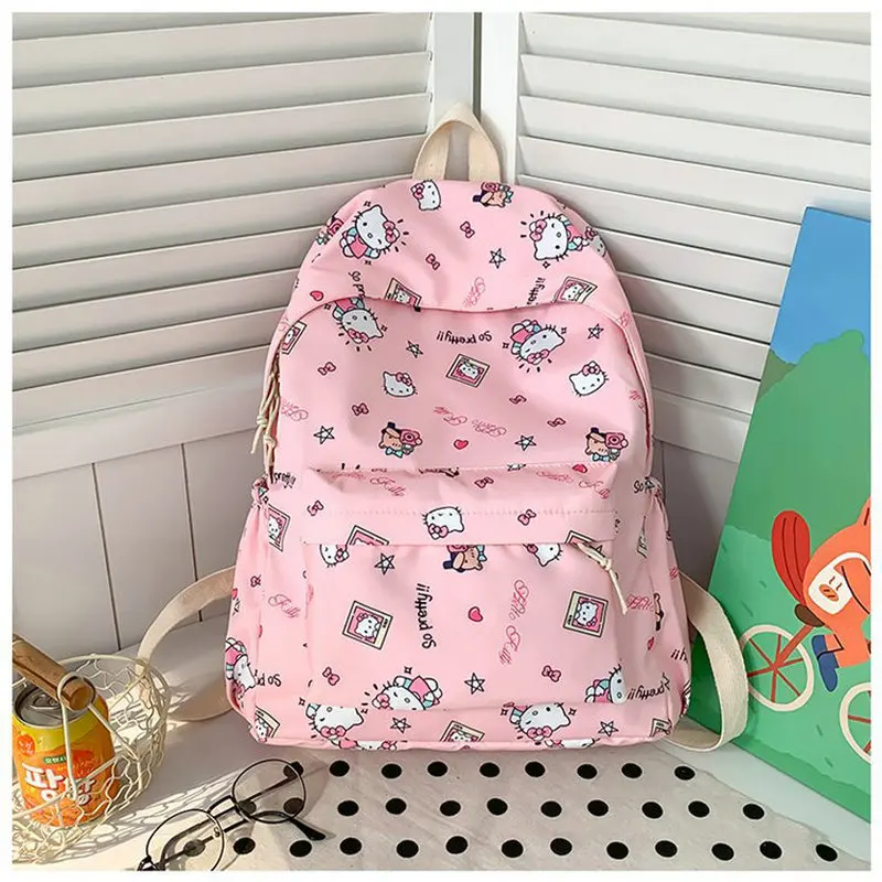 Hello Kitty backpack for junior high school students cute cartoon fashion school bag large capacity school bag for women