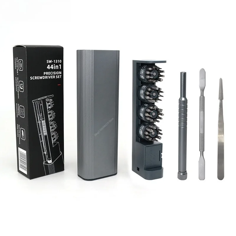 

Popular Cross-border 44-in-1 Precision Screwdriver Set Mobile Phone Clock Disassembly Tool Repair Multifunctional Screwdriver