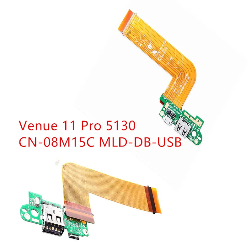 NEW Laptop For Dell Venue 11 Pro 5130 CN-08M15C MLD-DB-USB Tablet USB Charging Jack Port Circuit Board And Cable