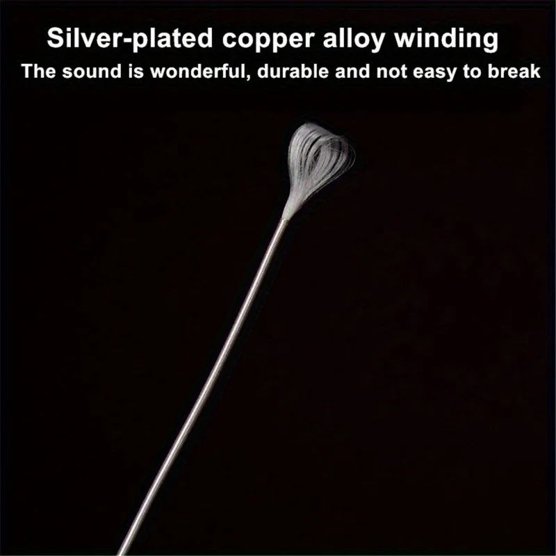6Pcs Classical Guitar Strings Set Plating Super Light Classic Guitar Clear Nylon Silver Strings Silver Plated Copper