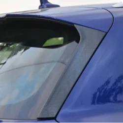 Fit For 2018-2020 2021 2022 Audi Q5 FY SQ5 Carbon Fiber Car Rear Window Spoiler Side Wing Trim Cover