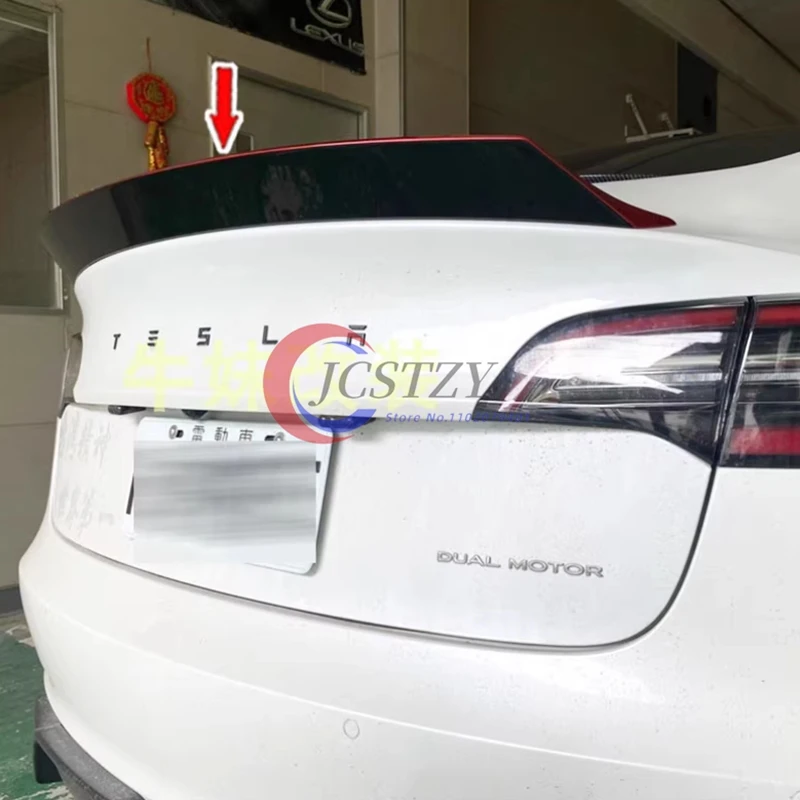 

For Tesla 2016-2022 Model 3 Highland Rear Spoiler Wing Trunk Lid Car Sport Wings Exterior Model 3+ Tuning Accessories