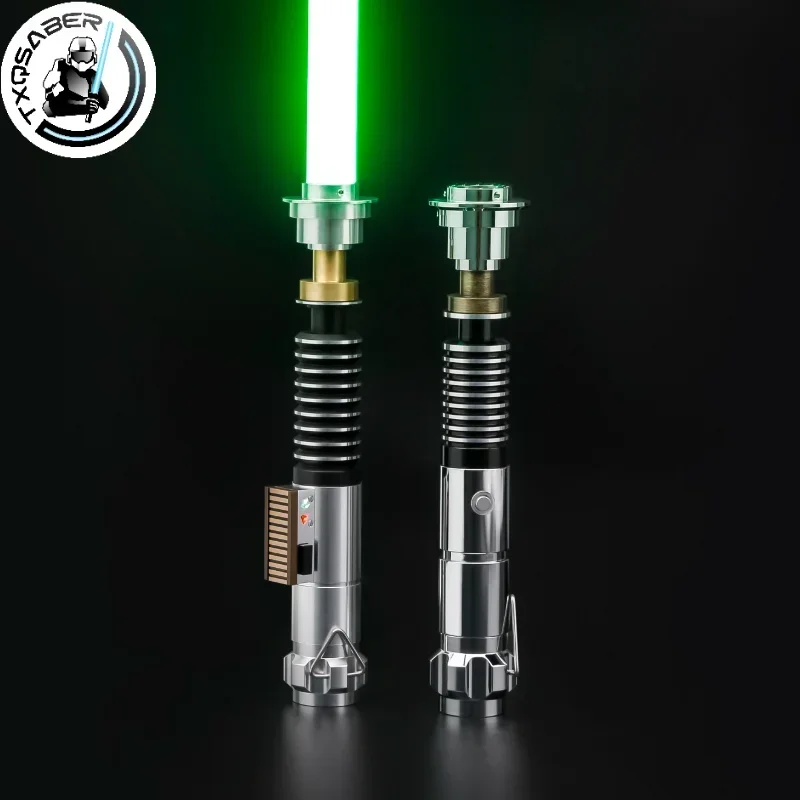 Txqsaber Luke Skywalker Zware Dueling Lightsaber Kleuren Veranderen Ghost Effecten Cosplay Jedi Smooth Swing Laser Zwaard Speelgoed