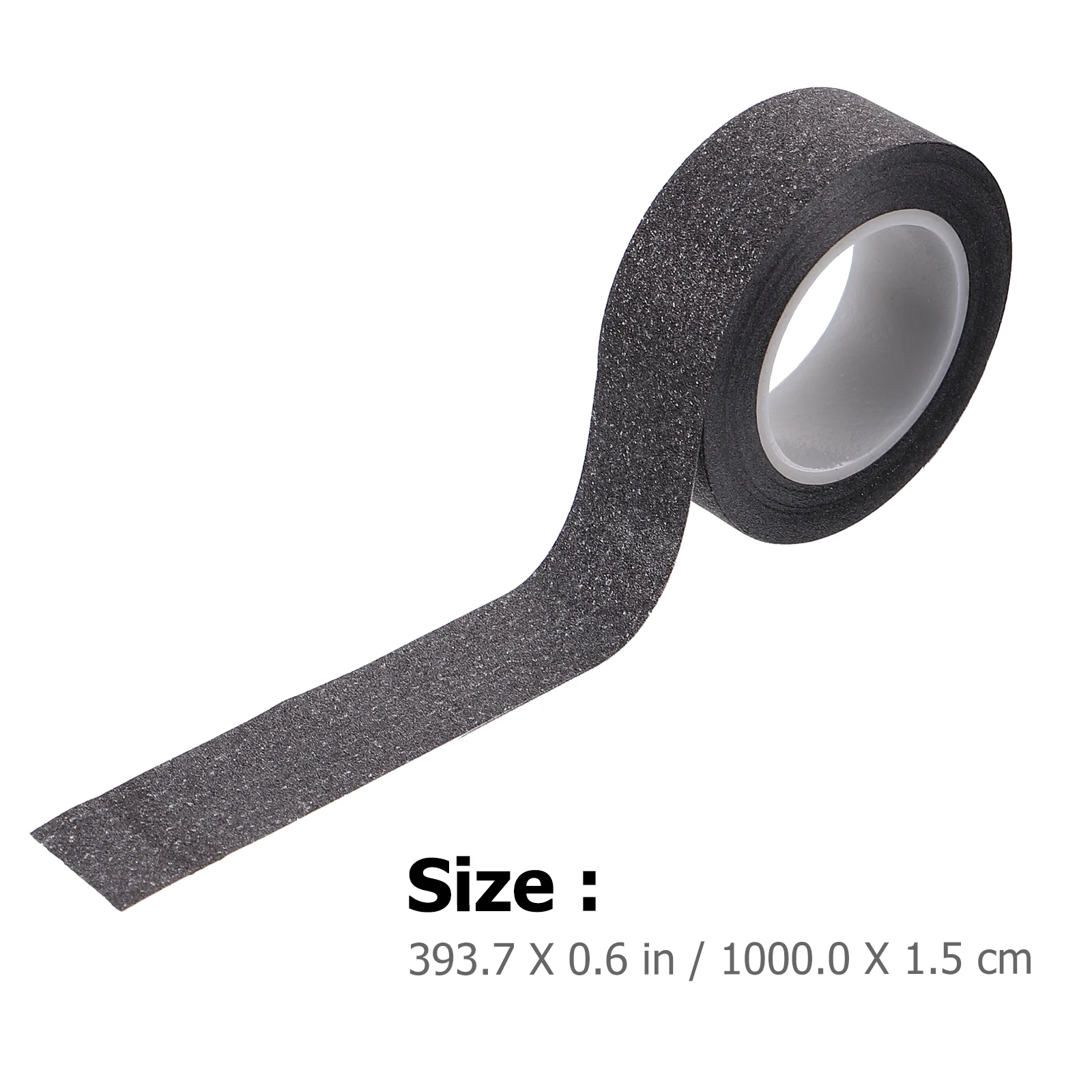 

6pcs Glitter Washi Tape Black DIY Craft Rolls 10m Premium Quality Portable Hand Tearing No Scissors Scrapbooking Decor