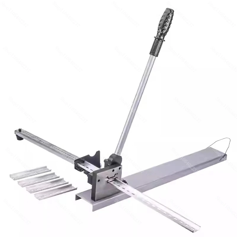 C45 Din Rail Cutter Multifunctional Cutting Tool Measure Gauge Double Wire Guide Railway Maintenance