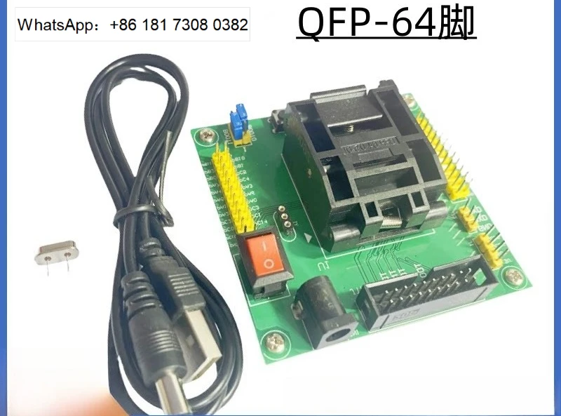 High Quality STM32 LQFP64 Test Burn In Socket Programmer with 3 Download Modes JTAG SWD UART made in China
