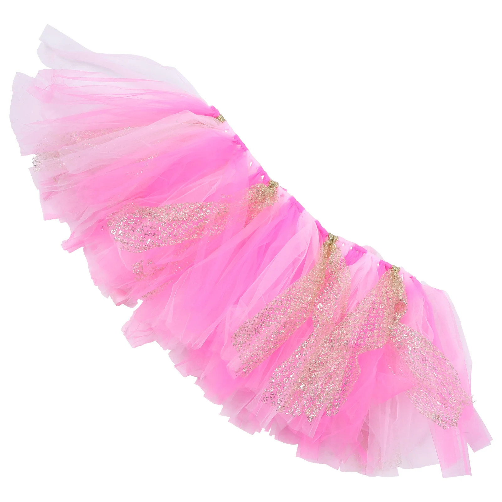 

Tutu Skirt for High Chair Pink Gold Handmade Glitter Tulle Shower Party Decorations Supplies High Chair Skirt