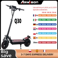 ARWIBON Q30 Electric Scooter For Adult 2500 Motor 48V 16AH E-Scooter 11 Inch Vacuum Off-Road Tires Off-Road Escooter