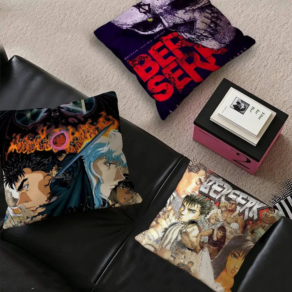 Berserk Guts Hot Anime Pillow Anime Pillow Sofa Bed Head Pillow Cover Cushion Cover 45x45 Cm Fashion