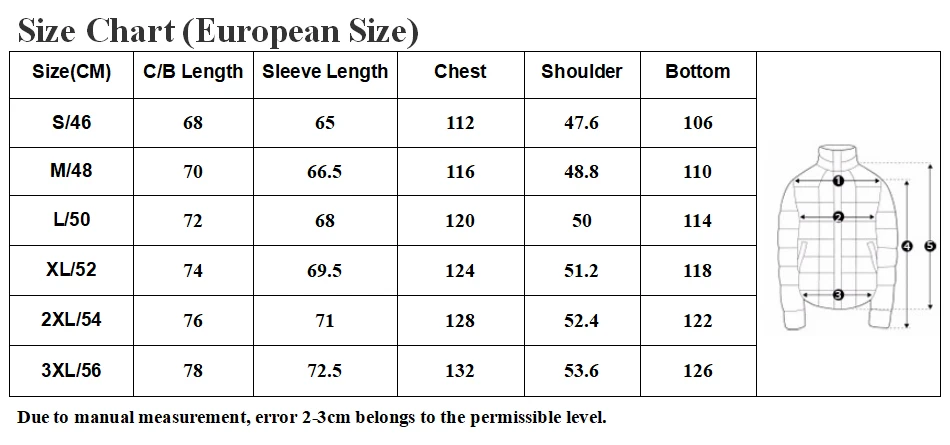 TALIFECK Men Winter Jacket High Quality Padded Jacket Quiltd Coat Patchwork Cotton Coat Parkas Homme European Size Men Clothes