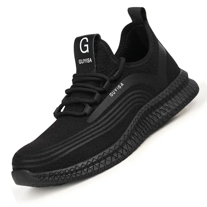 Chaussures de sécurité avec Parker en métal pour hommes, baskets Ryder respirantes, bottes de travai