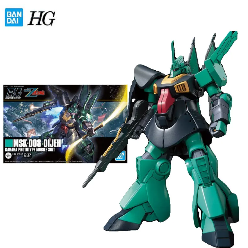 

Bandai Genuine Gundam Model Garage Kit HG Series 1/144 MSK-008 DIJEH Anime Action Figure Toys for Boys Collectible Toy