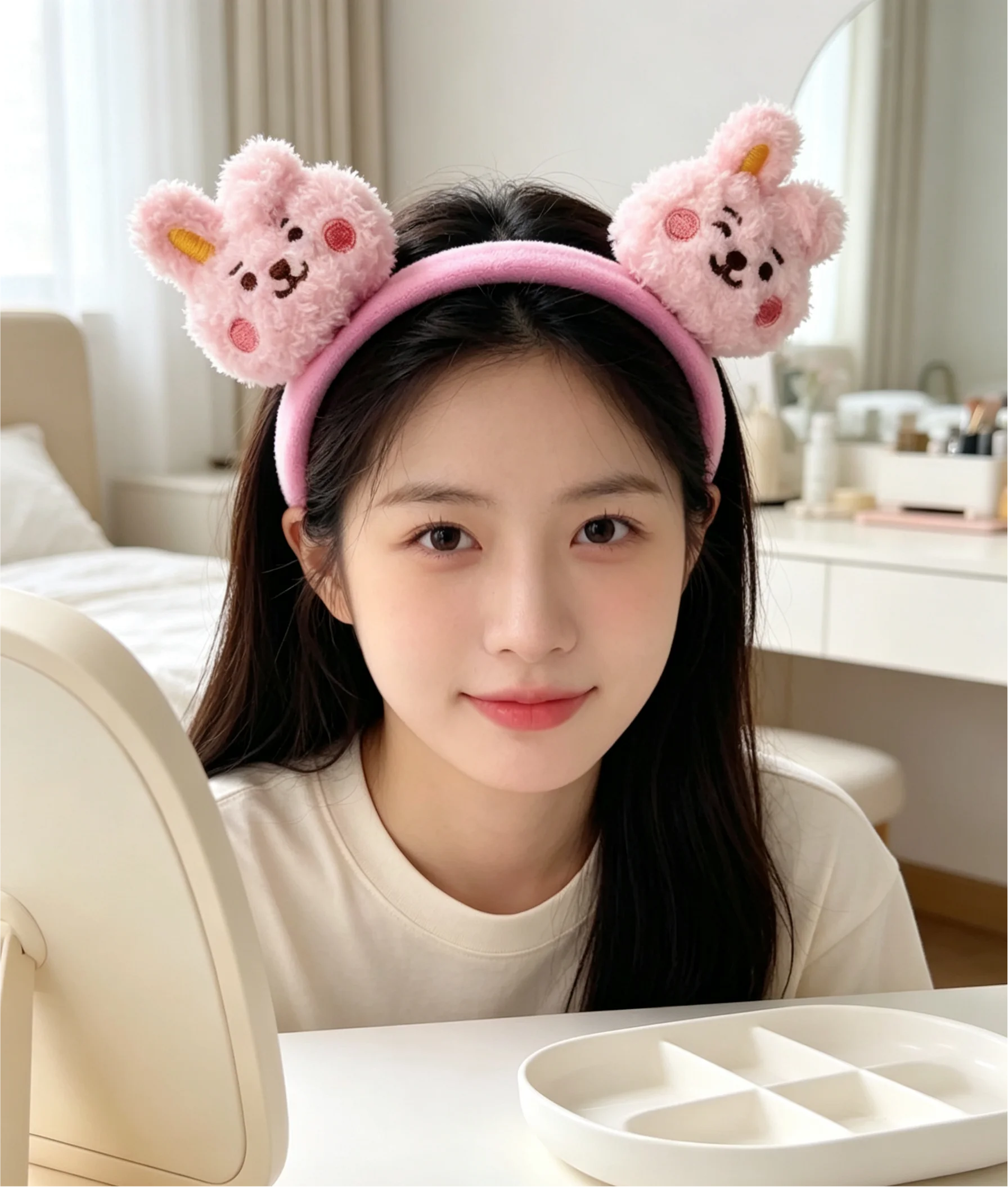 ที่คาดผมลายการ์ตูน BT21 น่ารัก - Hair Bundles บทวิจารณ์และราคา