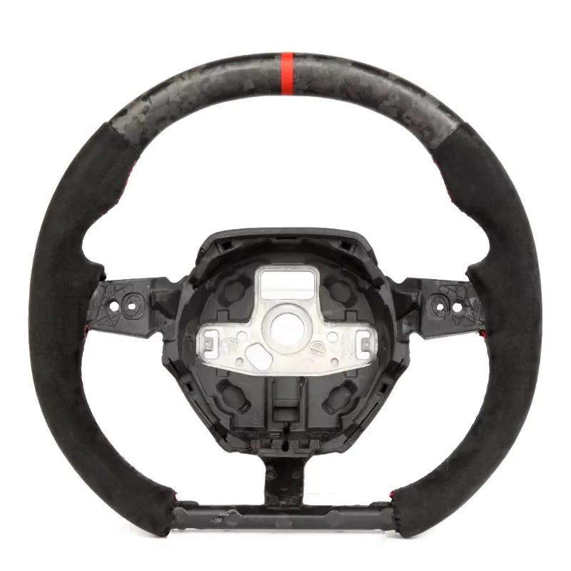 LED Smart Carbon Fiber Steering Wheel Classic Off Road Car Mod Parts